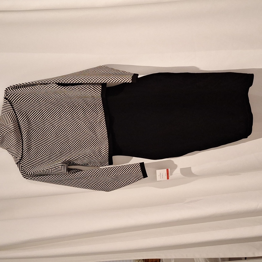Taylor Black And White knit dress size XS - Picture 7 of 7